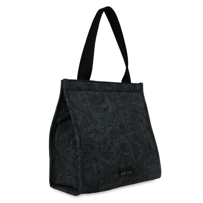 Sakroots On The Go Lunch Bag - EcoTwill - Black Spirit Desert