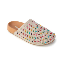 Hand Crochet - Ecru Multi Beads