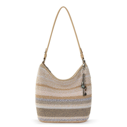 The Sak Sequoia Hobo - Hand Crochet - Sand Stripe