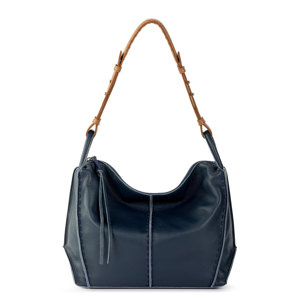 The Sak Los Feliz Hobo - Leather - Indigo