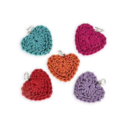 The Sak Yarnicharmz 5 Pack - Hand Crochet - Hearts