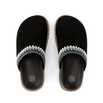 The Sak Bolinas Lug Sole Clog - Leather - Black Seminyak