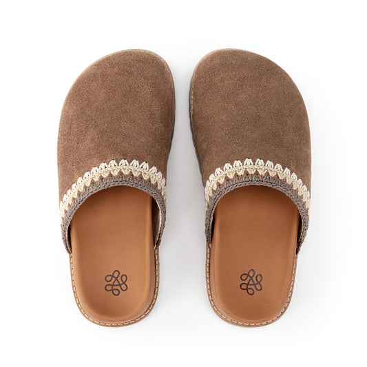 The Sak Bolinas Lug Sole Clog - Leather - Tobacco Seminyak