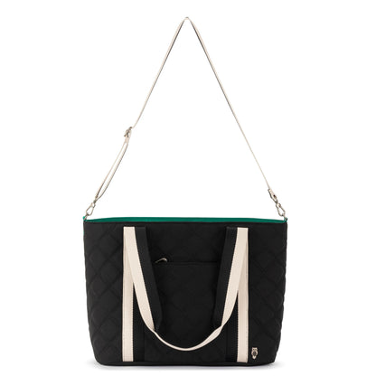 Sakroots Arlo Large Tote - EcoTwill - Black Diamond Quilted