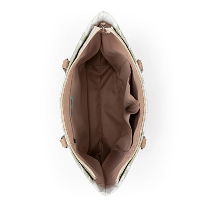 Sakroots Banyan Shoulder Tote - Canvas - Natural Wild Fleur