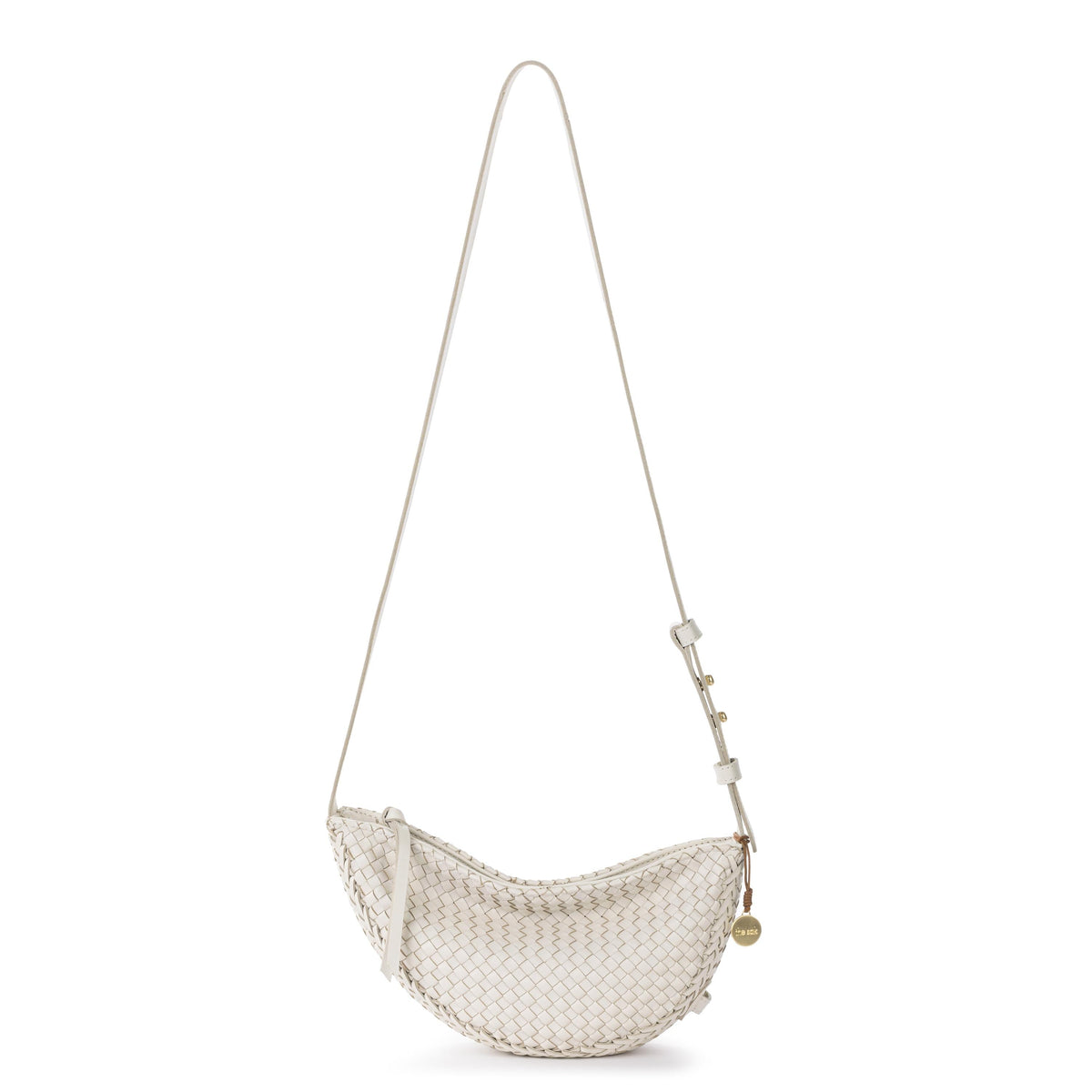 The Sak Tess Sling - Leather - Stone Woven