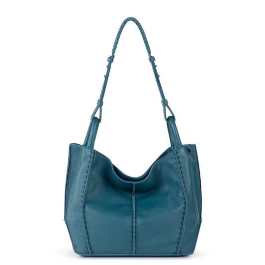 The Sak Los Feliz Medium Tote - Leather - Deep Teal