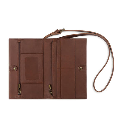 The Sak Los Feliz Phone Wallet - Leather - Whiskey